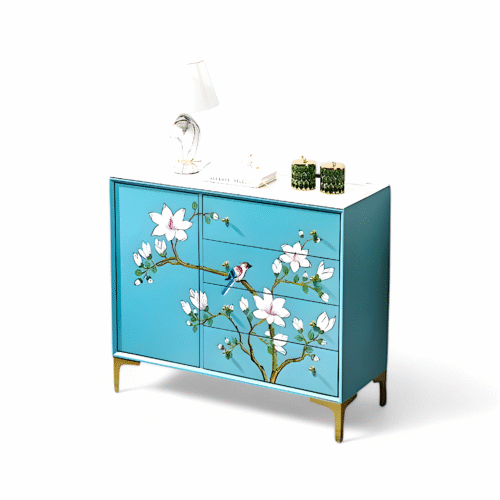 Bluebird Floral Dresser